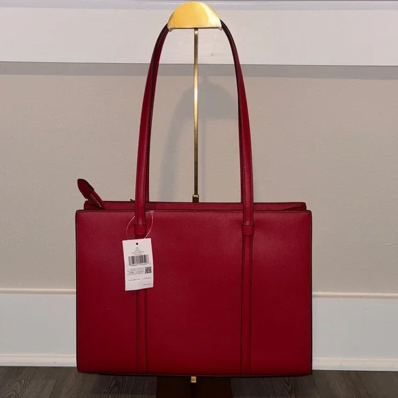 Kate Spade Kenzie Red Limited Edition Zip Top Tote - Picture 2 of 6